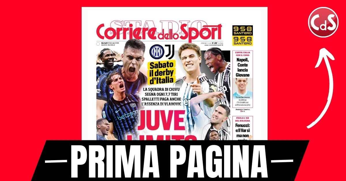 prima pagina corriere dello sport juve limits l8217attacco dell8217inter ha 12 gol in pi249 da Pianetamilan.it prima pagina corriere dello sport juve limits l8217attacco dell8217inter ha 12 gol in pi249