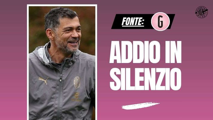 Milan, Conceicao addio nel silenzio: l'allenatore potrebbe non parlare