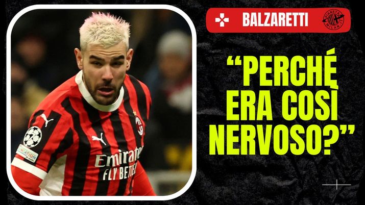 Theo Hernández AC Milan Milan-Feyenoord 1-1 Champions League 2024-2025