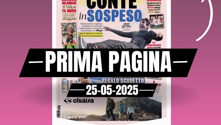 Prima pagina Gazzetta dello Sport: 'Reijnders, il Milan fa muro'