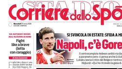 Prime pagine giornali sportivi oggi: il Napoli sui media