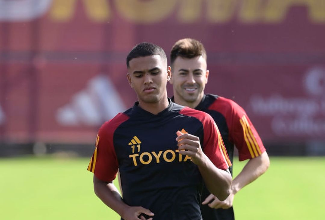 Roma, l’allenamento alla vigilia del match con lo Slavia Praga – FOTO GALLERY - immagine 45