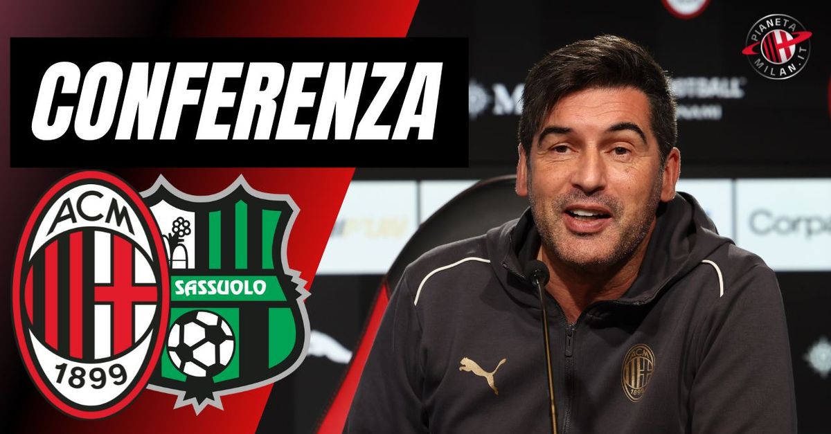 Milan Sassuolo, Fonseca: “Vi dico come stanno gli infortunati”