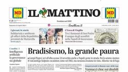 PRIMA PAGINA IL MATTINO OGGI: “Calzona, l’ultima chiamata con la spinta dei 40mila”