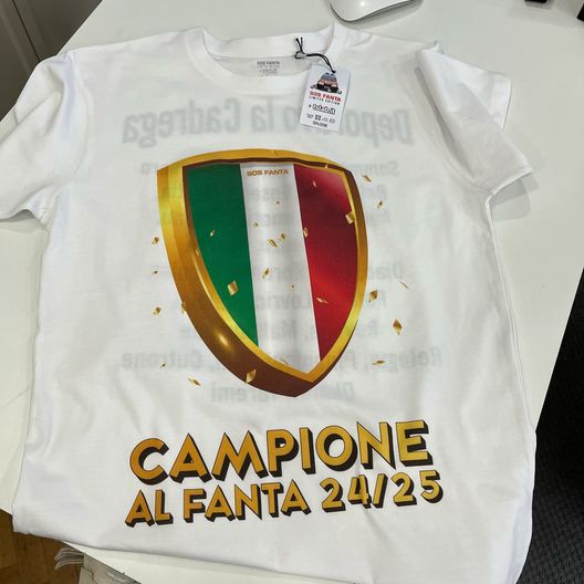 Hai vinto il fantacalcio 2024-25? Ecco la maglia celebrativa di SOS Fanta, si acquista qui- immagine 5