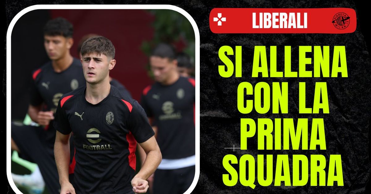 Milan, Liberali si allena con la prima squadra: che giocata! | VIDEO