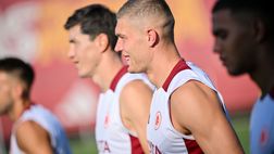 Trigoria, Dovbyk nel primo allenamento con i nuovi compagni – FOTO GALLERY