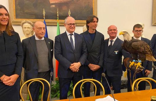 Cerimonia Lazio 124 anni Cerimonia Lazio 124 anni