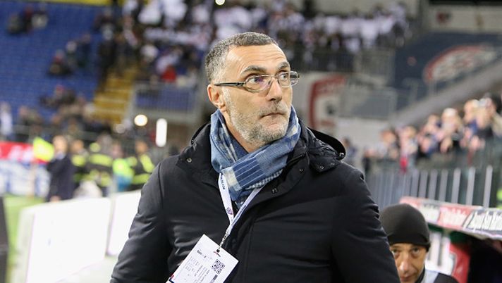 CAGLIARI, ITALY - MARCH 01: Beppe Bergomi looks on during the Serie A match between Cagliari and FC Internazionale at Sardegna Arena on March 1, 2019 in Cagliari, Italy.  (Photo by Enrico Locci/Getty Images)  Bergomi