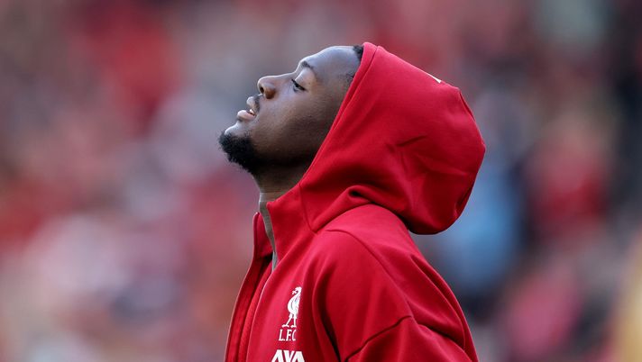 LIVERPOOL, ENGLAND - AUGUST 31: Ibrahima Konate of Liverpool reacts following the team's victory during the Premier League match between Liverpool and Arsenal at Anfield on August 31, 2025 in Liverpool, England. (Photo by Carl Recine/Getty Images) Mercato, QS boom: “Inter su Konaté a zero! Aumentano le big su Bastoni, cosa può succedere ora” - immagine 1