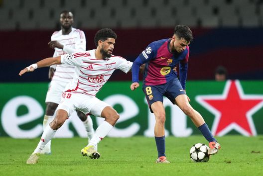 BARCELONA, SPAGNA - NOVEMBRE 26: Il Brest in Champions League (Foto di Alex Caparros/Getty Images) Barça, senti Pedri: 'Iniesta era il mio idolo e cerco di essere come lui'