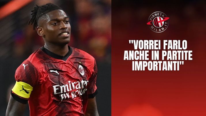 intervista Rafael Leao AC Milan amichevole Milan-Barcellona 0-1 precampionato 2023-2024