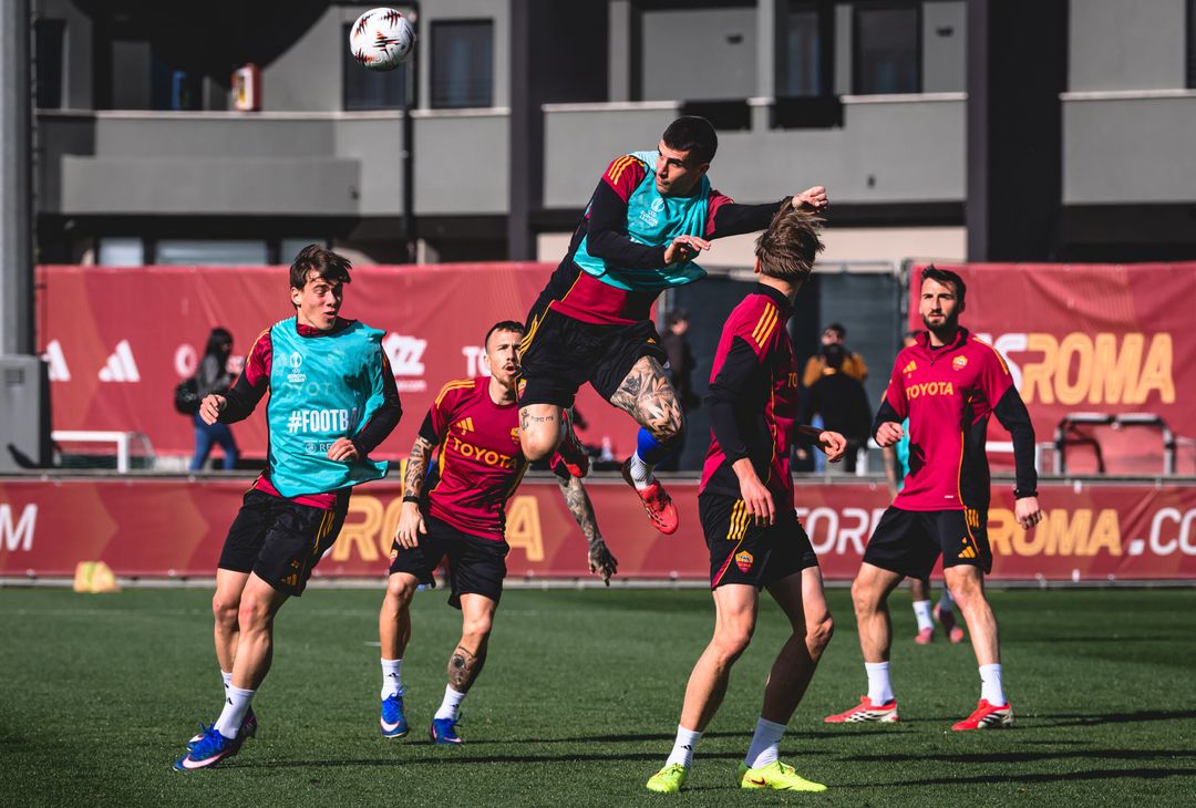 Trigoria, la rifinitura alla vigilia di Roma-Bologna – FOTO GALLERY - immagine 29