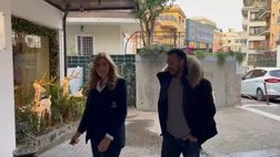 Lazio, Pedro arriva in clinica per gli esami – VIDEO