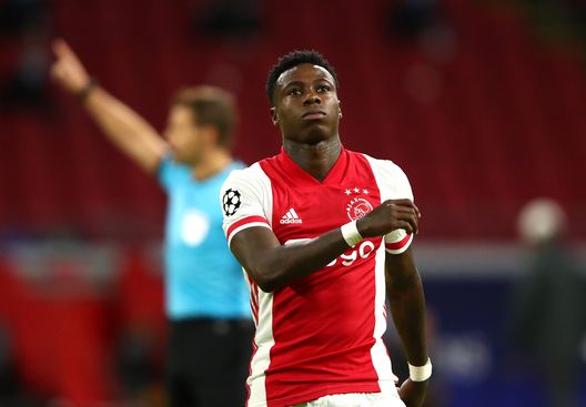AMSTERDAM, NETHERLANDS - OCTOBER 21: Quincy Promes of Ajax reacts after a missed chance during the UEFA Champions League Group D stage match between Ajax Amsterdam and Liverpool FC at Johan Cruijff Arena on October 21, 2020 in Amsterdam, Netherlands. (Photo by Dean Mouhtaropoulos/Getty Images) Promes estradato nei Paesi Bassi: l’ex Ajax dovrà scontare 7 anni di reclusione- immagine 2
