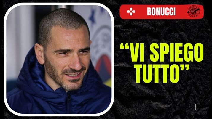 Leonardo Bonucci, qui con la maglia del Milan nel 2017-2018 (credits: GETTY Images) Leonardo Bonucci Milan
