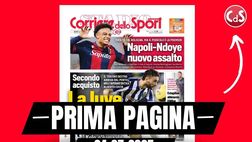 Prima pagina Corriere dello Sport: “Estupinan abbraccia il Milan”