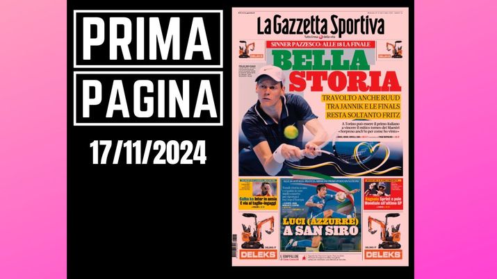 Prima pagina Gazzetta dello Sport: Italia, Tonali torna a San Siro
