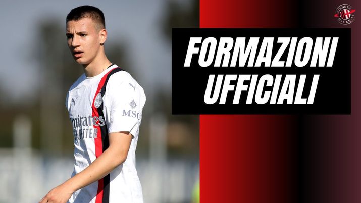 Formazioni ufficiali Milan Primavera - Francesco Camarda