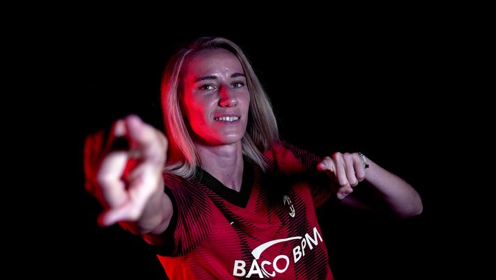 Julie Piga, calciatrice del Milan Femminile (getty images)