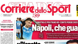 Il Napoli sui media: le prime pagine dei quotidiani di oggi