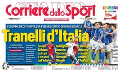 PRIMA PAGINA CORRIERE DELLO SPORT OGGI: “Napoli, Dovbyk all’esame Conte”