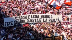 FOTO Bologna-Milan rinviata, la curva rossoblù attacca la Lega: “Fate ca***e!”