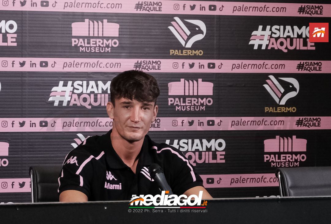 FOTO RITIRO PALERMO, la conferenza stampa di Samuele Damiani (Gallery) - immagine 11