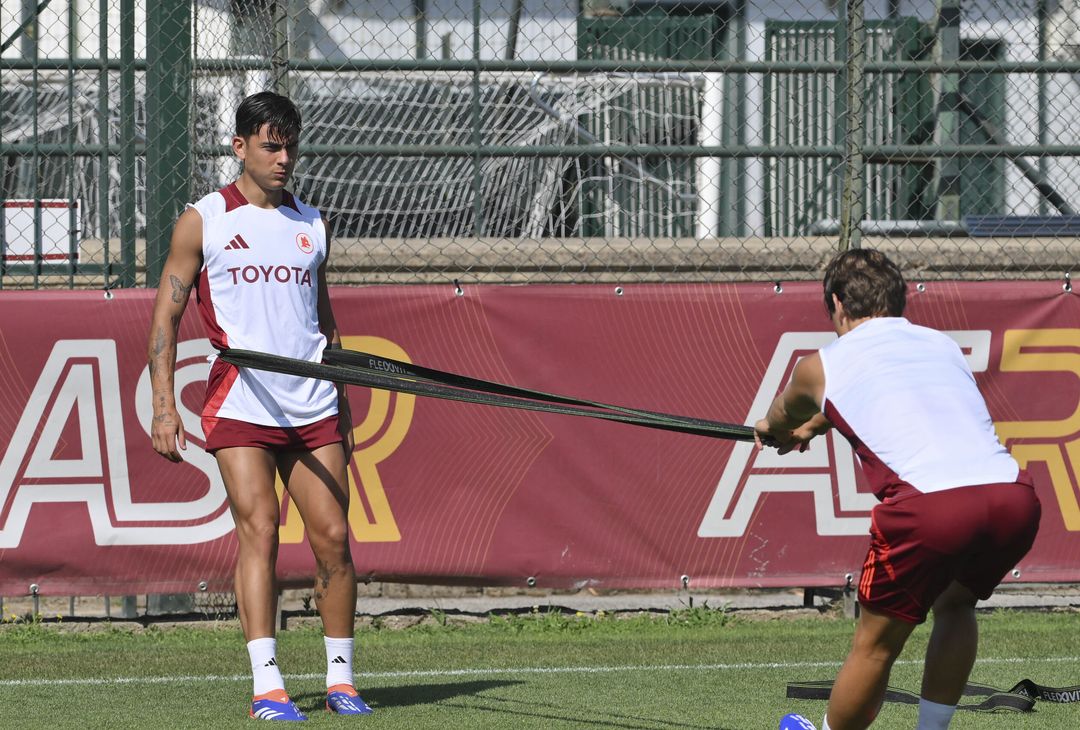 Roma al lavoro a Trigoria: c’è Soulé – FOTO GALLERY - immagine 15