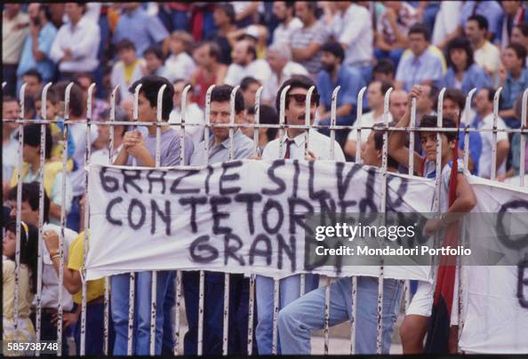Il 18 Luglio 1986 all'Arena (Photo by Angelo DeligioMondadori PortfolioMondadori via Getty Images) arena civica Berlusconi Milan presentazione