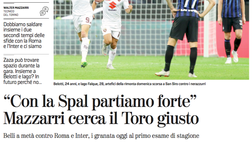 Video – Rassegna stampa TN del 02/09/2018: i giornali su Torino-Spal