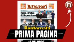 Prima pagina Tuttosport: “Serie A all’estero: Milan-Como in Australia”