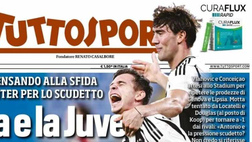 PRIMA PAGINA TUTTOSPORT OGGI: “Motta e la Juve dribblano Conte”