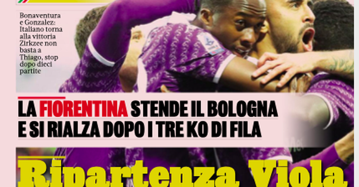 Fiorentina-Bologna, Le Aperture Dei Quotidiani - Tutto Bologna Web