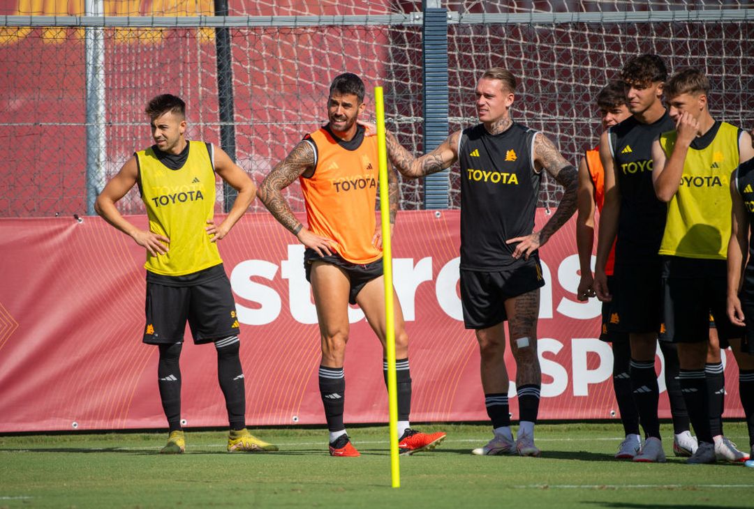 Roma, la ripresa degli allenamenti a Trigoria – FOTO GALLERY - immagine 23