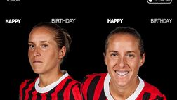 Milan sui social – Il messaggio di auguri per Valentina Cernoia