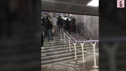 VIDEO/ Diluvio al Meazza prima di Milan-Hellas Verona