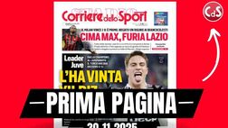 Prima pagina Corriere dello Sport: “Cima Max, furia Lazio”