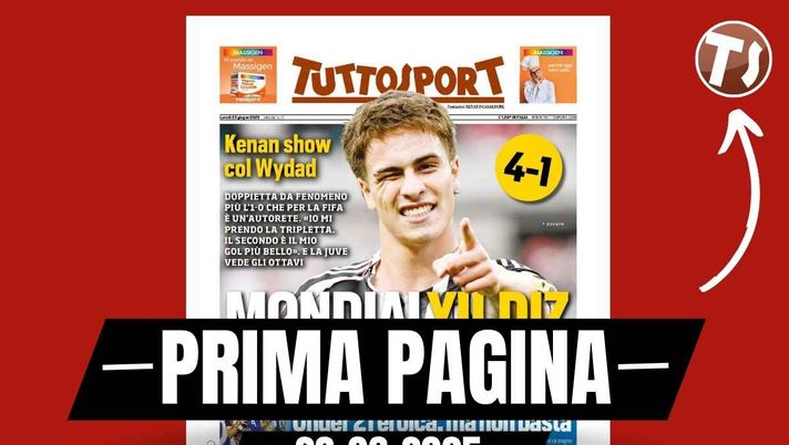 Prima pagina Tuttosport: 'Torino e Milan, si parla pure di Bondo'