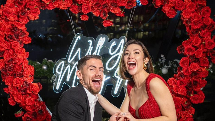 Jorginho sposerà la sua Catherine: la romanticissima proposta di nozze - immagine 1