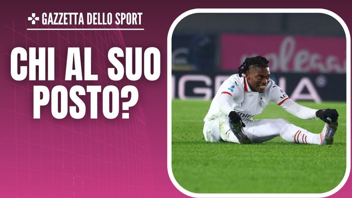 Infortunio Rafael Leao AC Milan Verona-Milan 0-1 Serie A 2024-2025