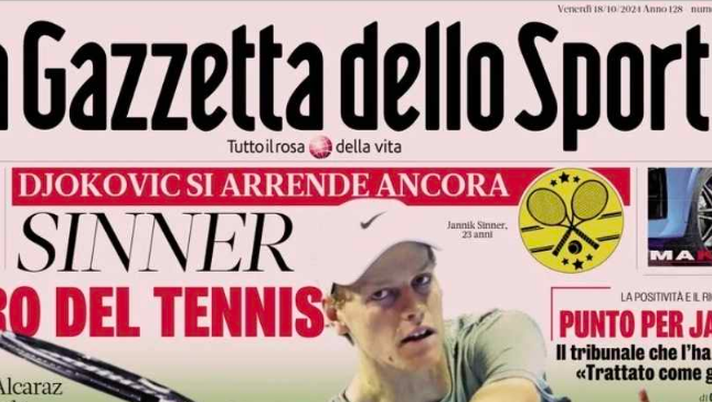 PRIMA PAGINA GAZZETTA DELLO SPORT OGGI: “Sommer «La mia Inter piglia tutto»” - immagine 1