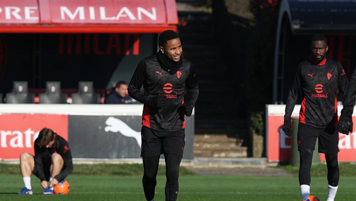 CAIRATE, ITALY - DECEMBER 30: Christopher Nkunku of AC Milan in action during AC Milan training session at Milanello on December 30, 2025 in Cairate, Italy. (Photo by Claudio Villa/AC Milan via Getty Images) la-metamorfosi-trevisaninkunku-puo-essere-tra-i-top-5-in-a