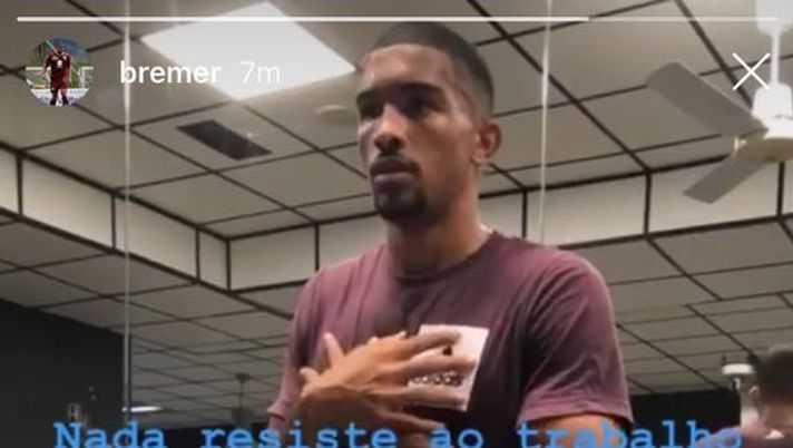 Toro, giorno libero? Bremer si allena lo stesso: “Niente resiste al lavoro” - immagine 1