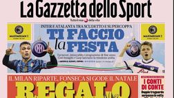 PRIMA PAGINA GAZZETTA DELLO SPORT: “I conti di Conte”
