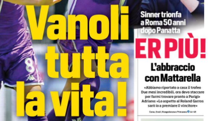 CorSport si schiera a favore della conferma di Vanoli e titola: “Tutta la vita!” CorSport si schiera a favore della conferma di Vanoli e titola: “Tutta la vita!” - immagine 1