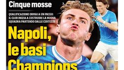 Prime pagine giornali sportivi oggi: il Napoli sui media