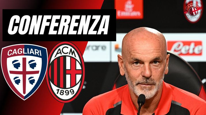 Conferenza stampa Cagliari-Milan Pioli Serie A 2023-2024