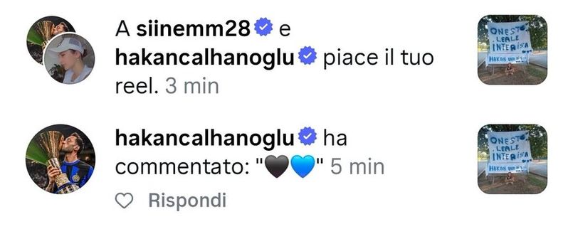 Inter, Calhanoglu torna ad Appiano per restare? Sui social il turco lascia cuori nerazzurri- immagine 2