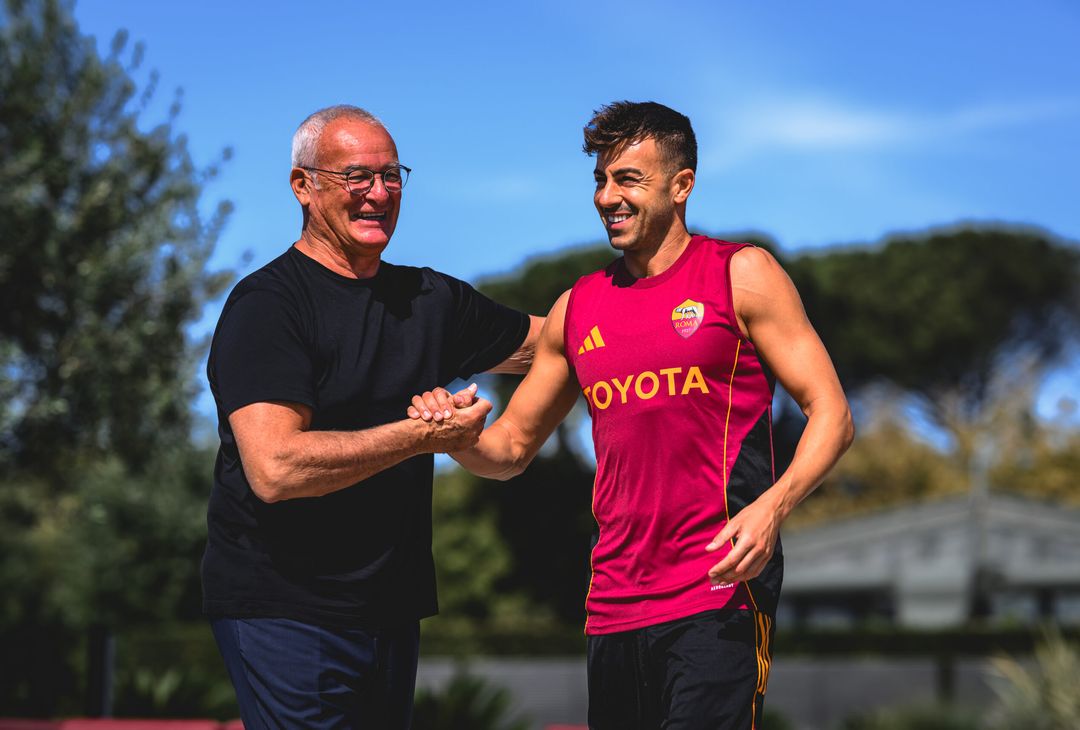 Trigoria, l’allenamento a due giorni dal derby: presenti Massara e Ranieri – FOTO GALLERY - immagine 5
